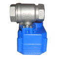 Válvula de esfera motorizada NPT DC5V DC12V de baixa corrente 2/3 DN15 DN20 DN25 para tratamento de água